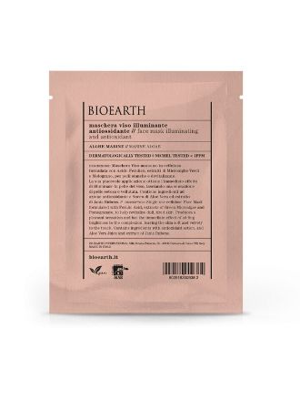Picture of Bioearth Face Mask Sheet Illuminating and Antioxidant Marine Algae